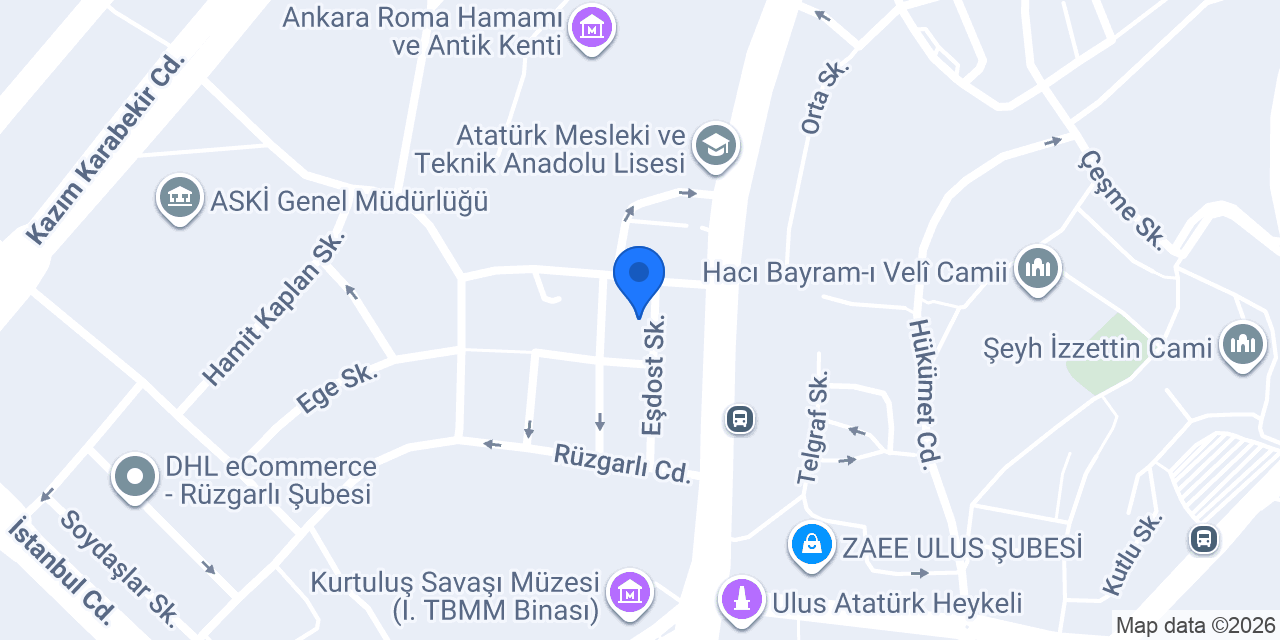 Flaş Kuaför konumu