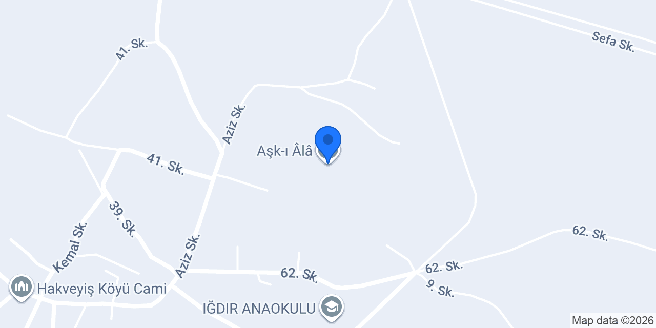 Aşk-ı Âlâ konumu