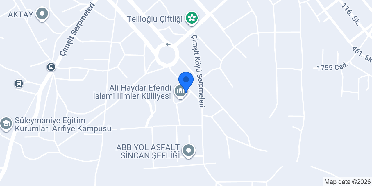 Fazlıoğlu Yapı Market konumu