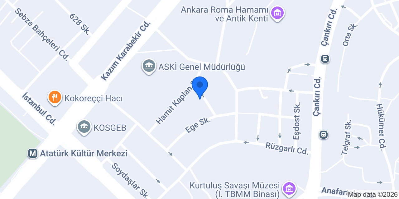 Akkaşoğlu Yalıtım A.Ş. konumu