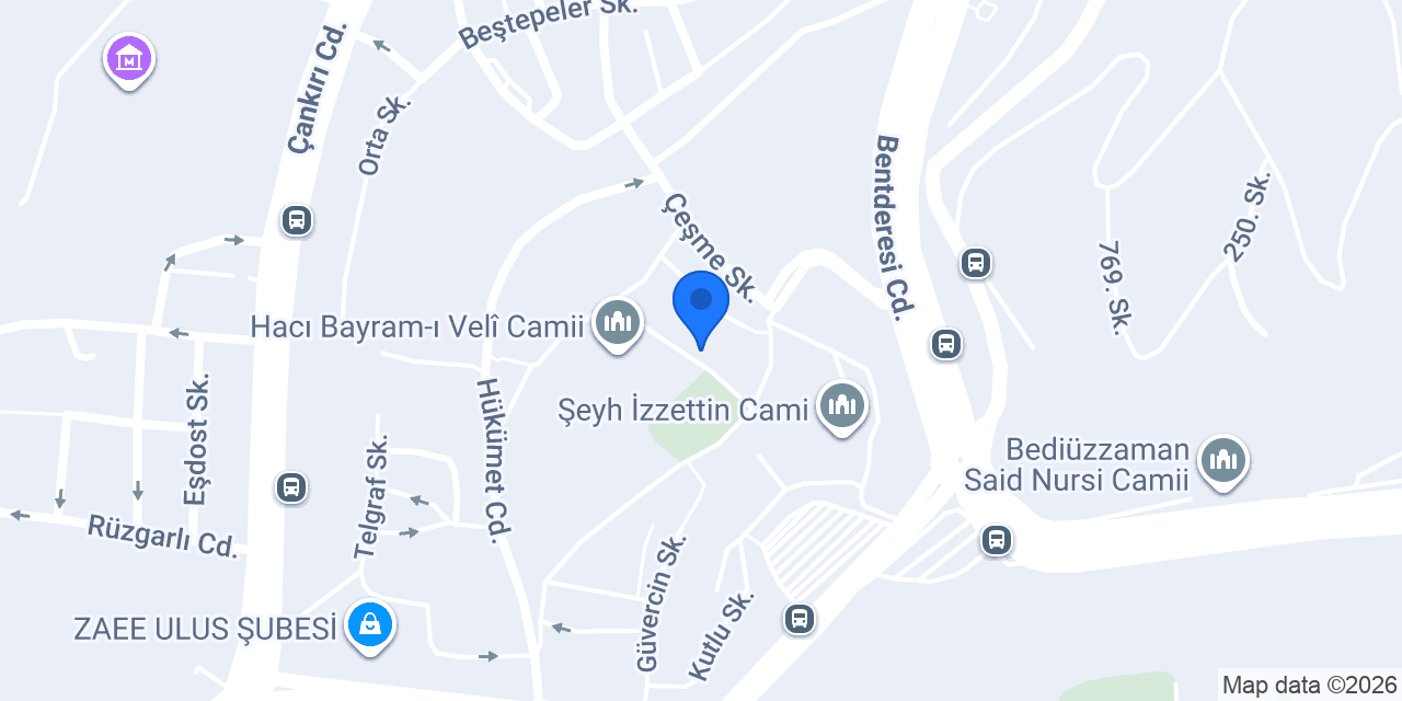 Nazım Usta Hacıbayram Dönercisi konumu