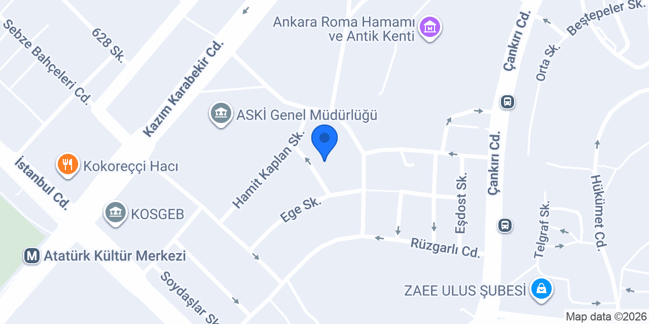 AKSU İNŞAAT konumu