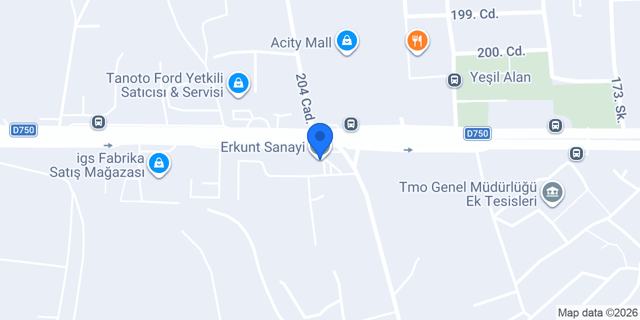 Erkunt Sanayi konumu