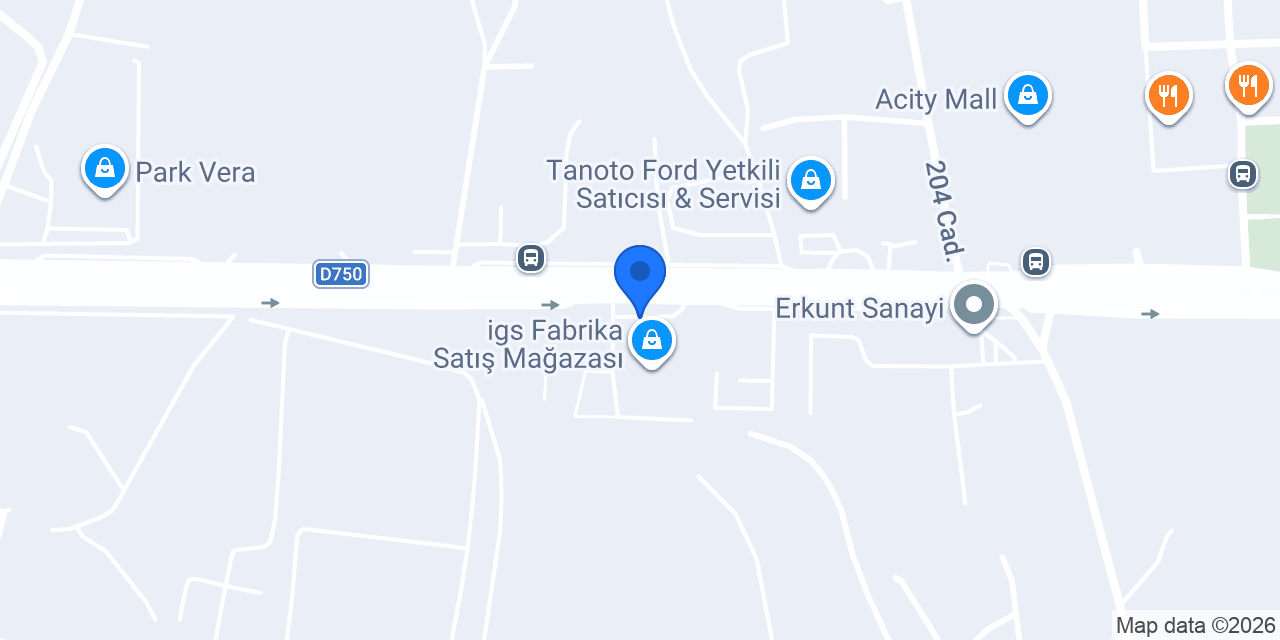 HekaHome | Kurtoğlu Mobilya | İstanbul Yolu Şubesi konumu