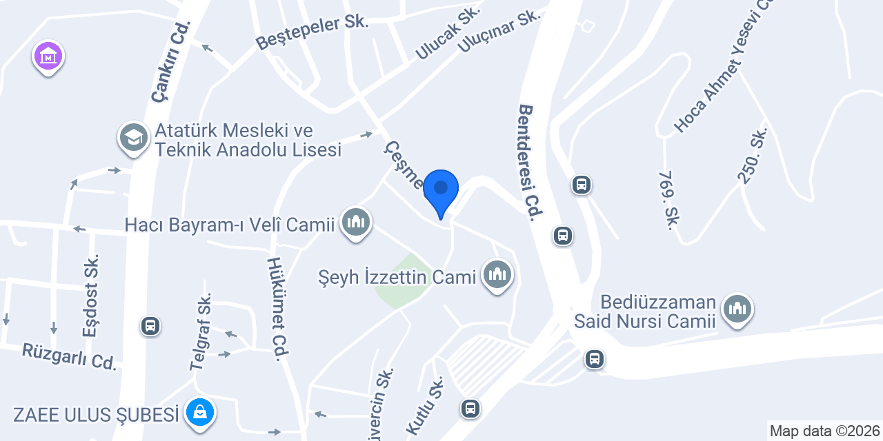 Ankara Tesbih konumu