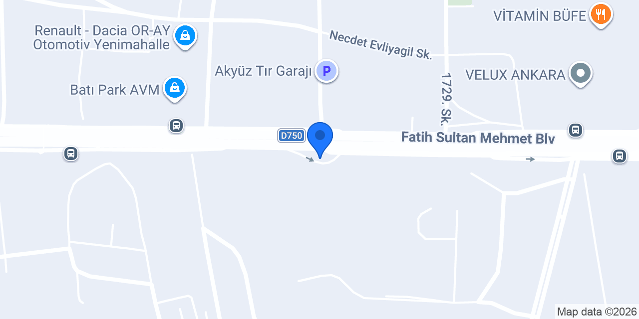 Petrol Ofisi konumu