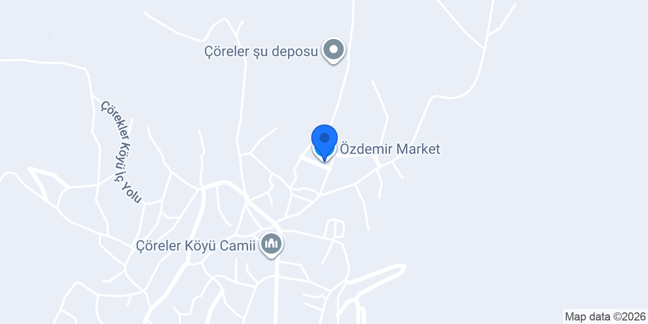 Özdemir Market konumu