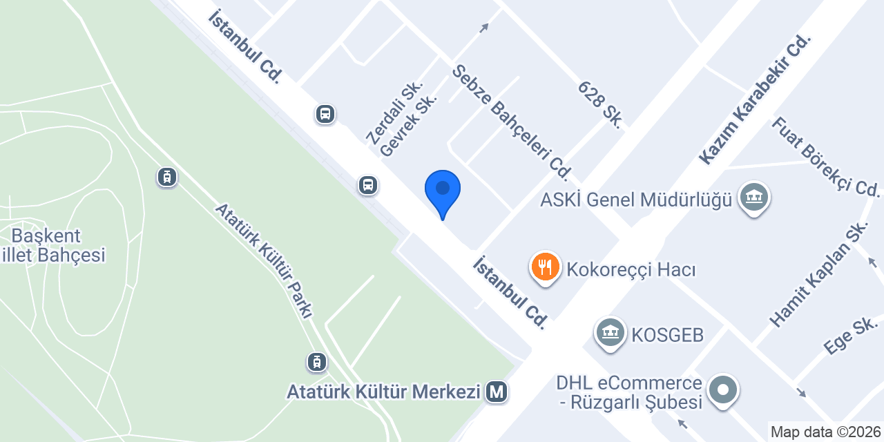 Hake Keklikoğlu Mağaza konumu