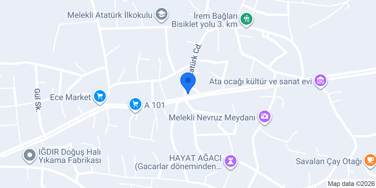 Melekli Aile Sağlığı Merkezi konumu