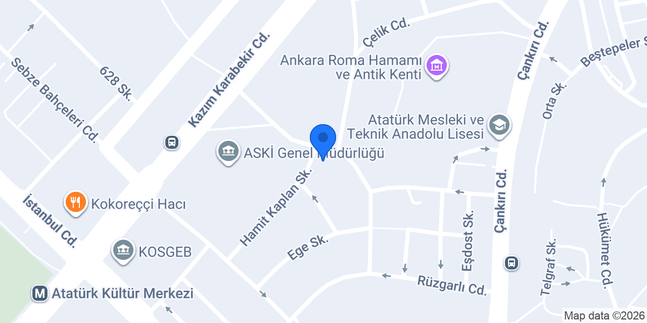 Anadolu Sulama Malzemeleri San. Tic. Ltd. Şti. konumu