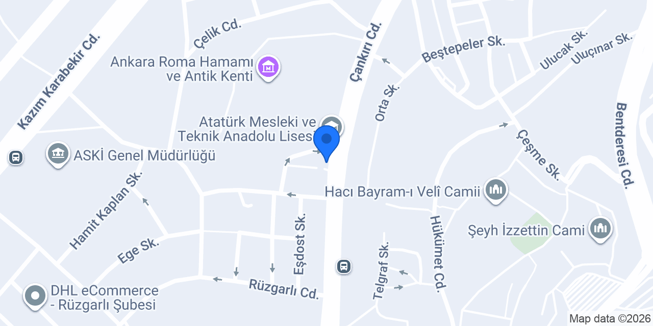 Turist Hotel konumu