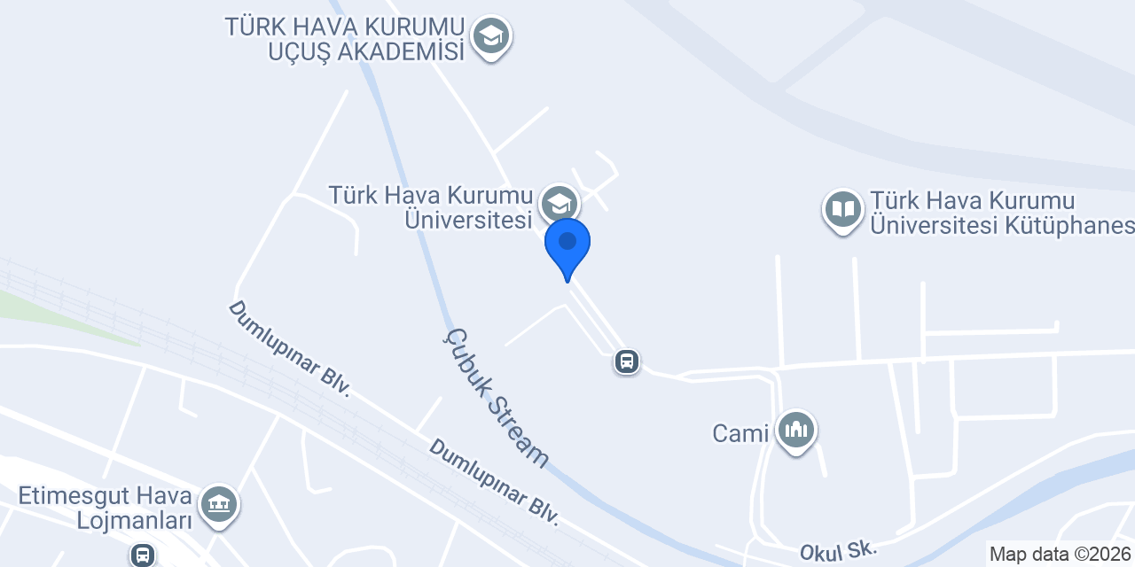 THK Forum - Havacılık Ulaştırma Fakültesi konumu