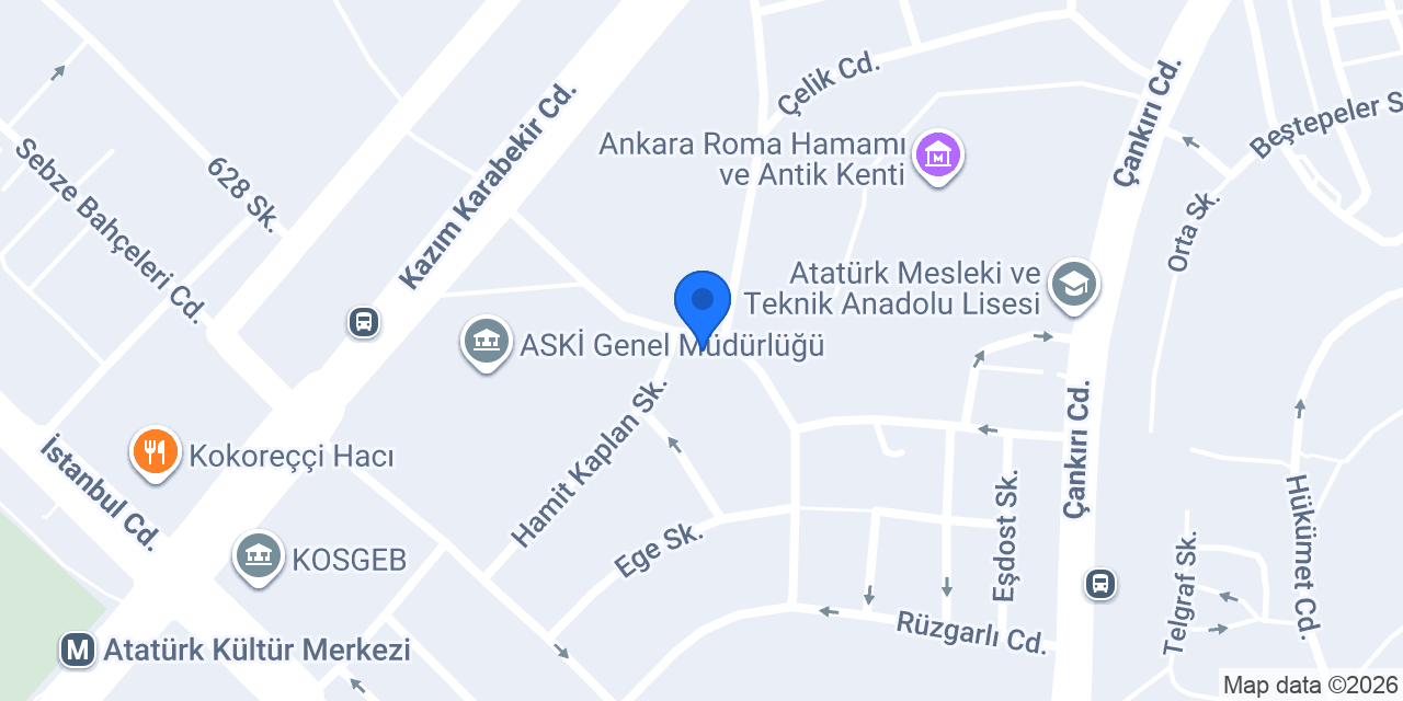 GAZELOĞLU LTD. ŞTİ. konumu