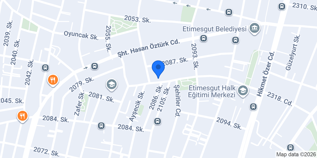 Evren Gayrimenkul konumu