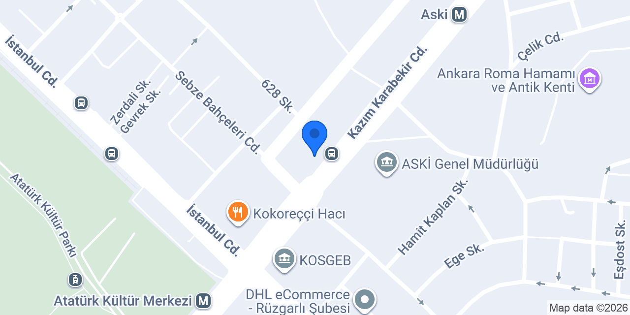 Güven Börek konumu