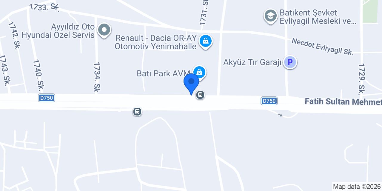 Halı Evi İstanbul Yolu konumu