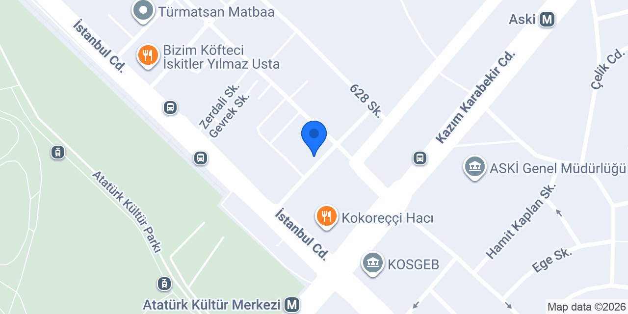 Mutlu Oto Lastik konumu