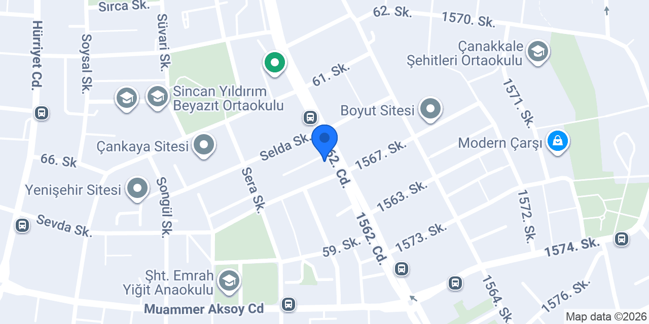 Ahlas Yapı Market konumu
