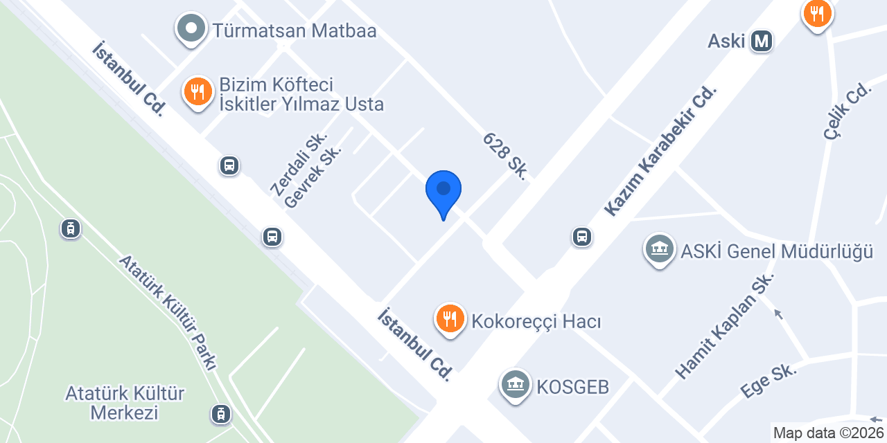 Gürkan Oto Lastik konumu