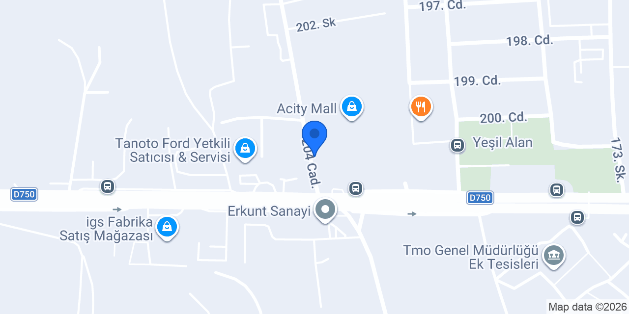 ACİTY DEFNE ÇİCEKCİLİK konumu
