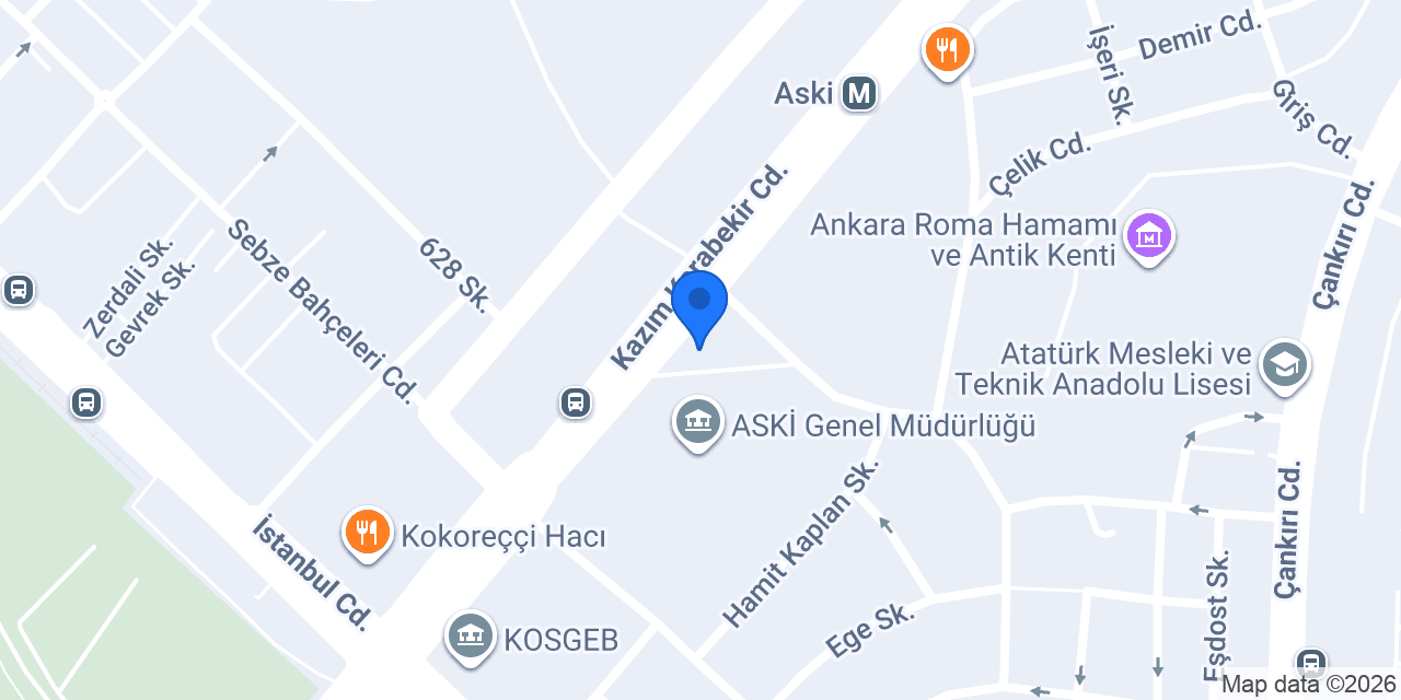 VakıfBank Aski Şubesi konumu