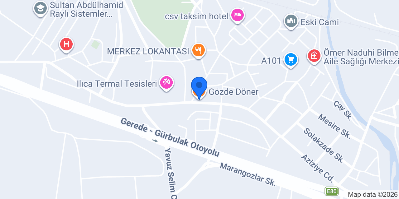 Gözde Döner konumu