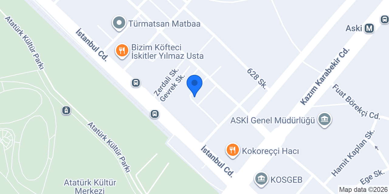 Özbek Otomotiv konumu