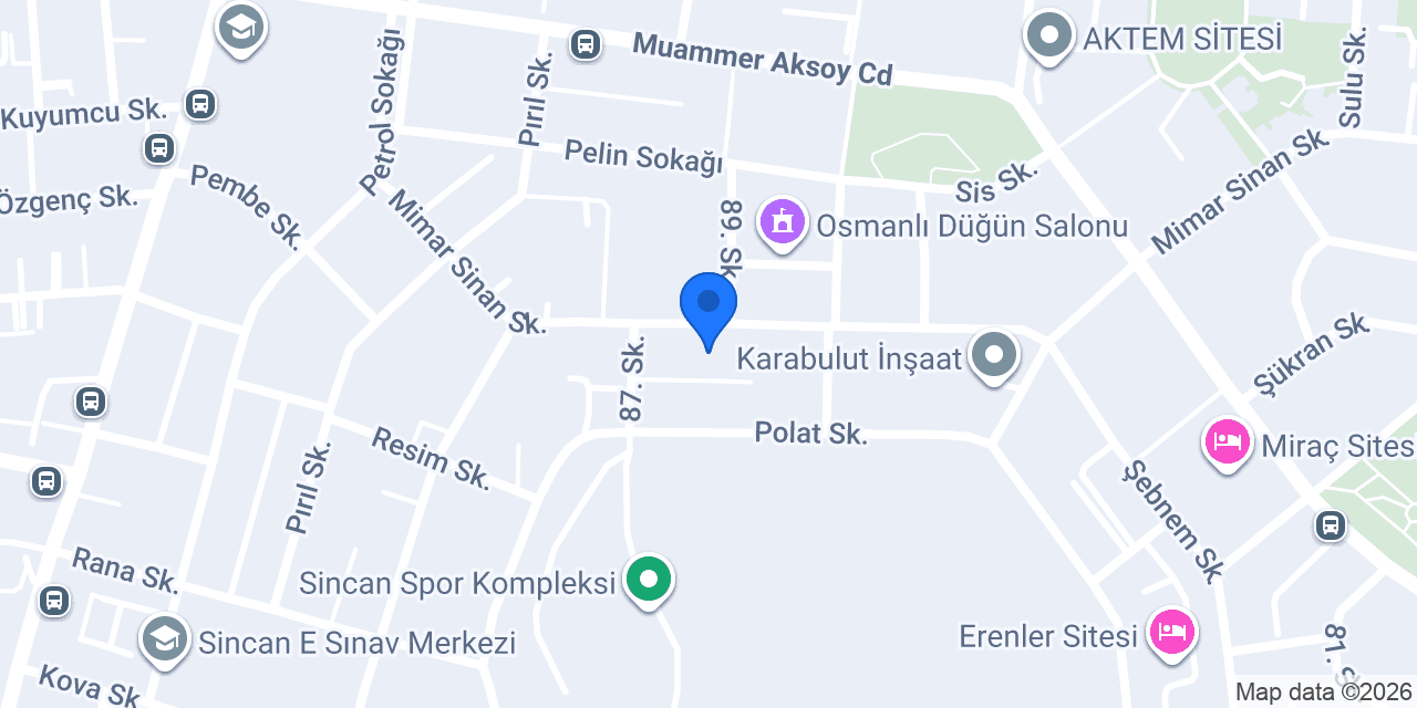 Sincan'da Tercüme Bürosu | Başkent Tercüme konumu