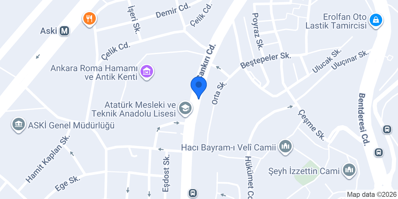 Kızılbey Vergi Dairesi konumu