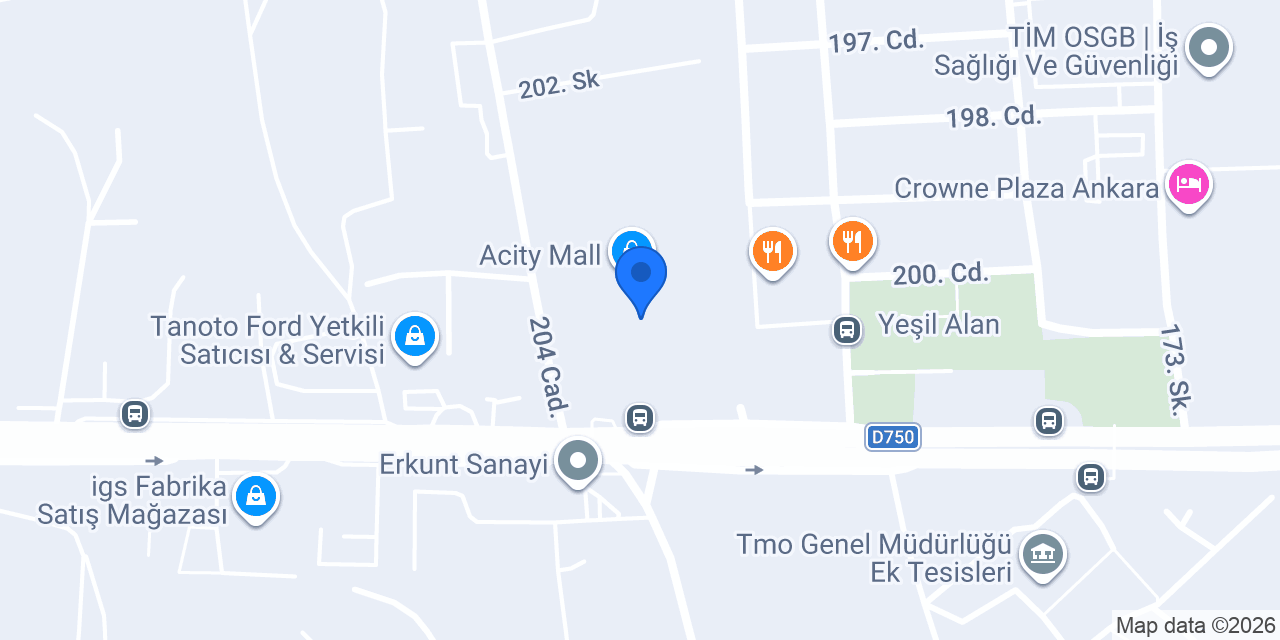 Berk Mücevherat ACİTY konumu
