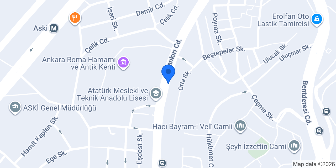 Yıldırım Beyazıt Vergi Dairesi konumu