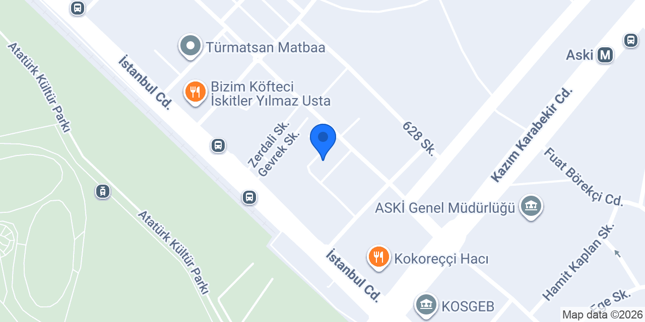 Delsan Ankara Beton Delme konumu