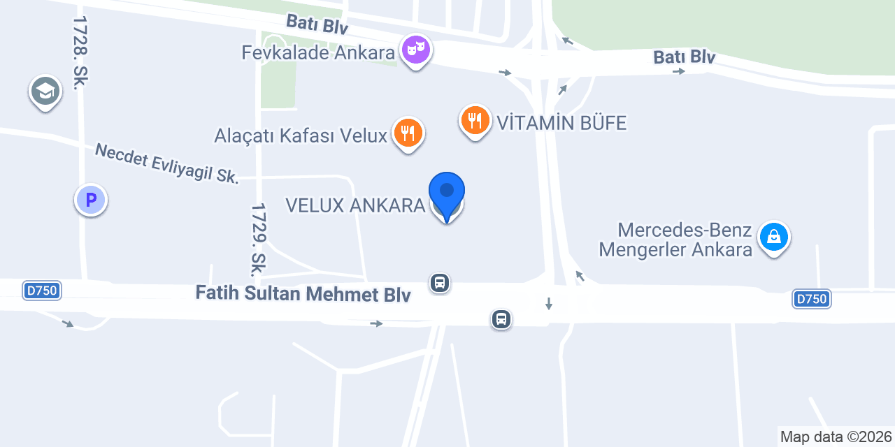 VELUX ANKARA konumu