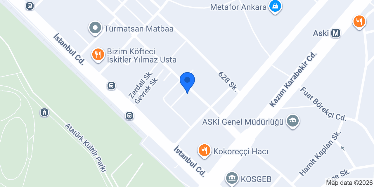 Erginler Otomotiv konumu