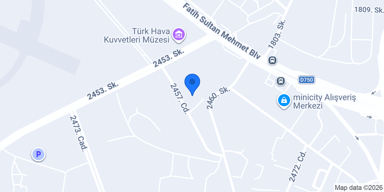 Uz Motorlu Araçlar konumu