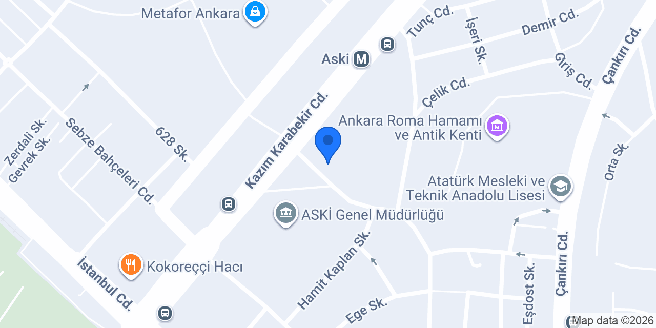 Daşpınar İnşaat konumu