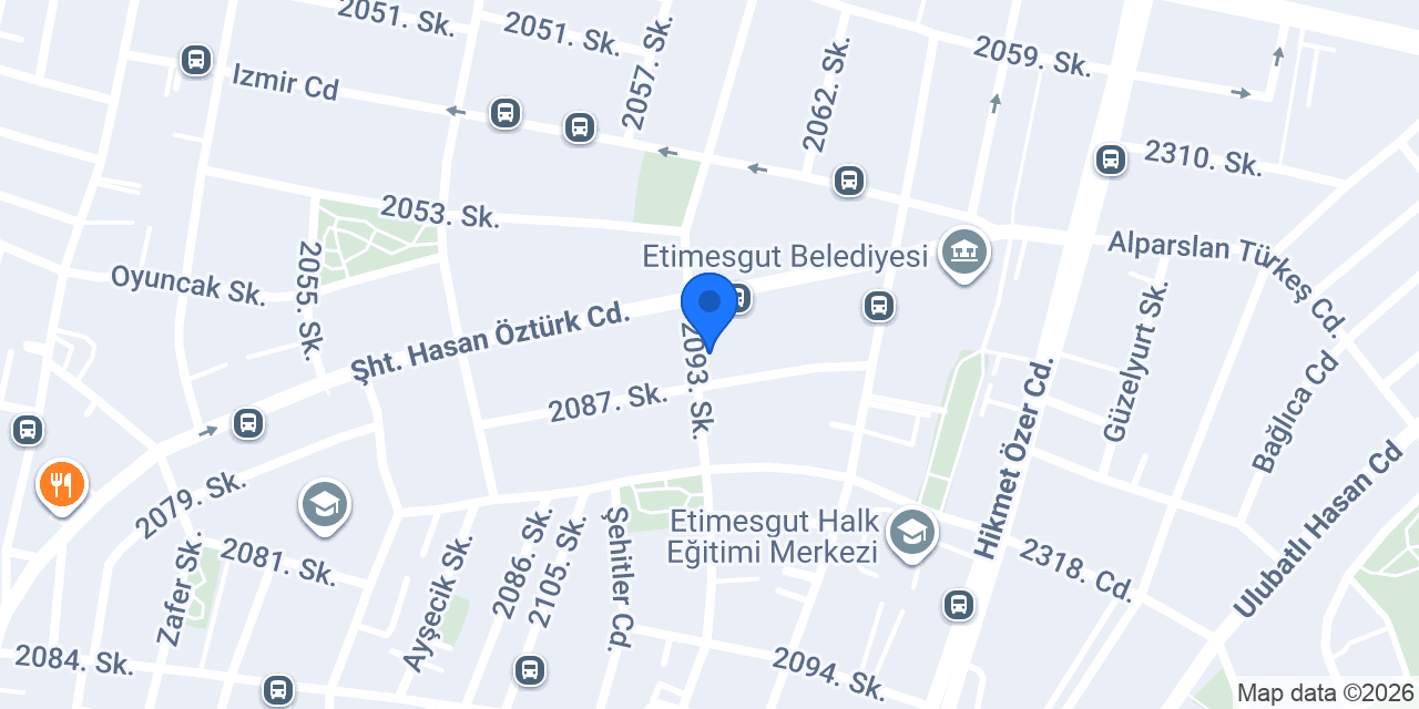Ömür Mobilya konumu