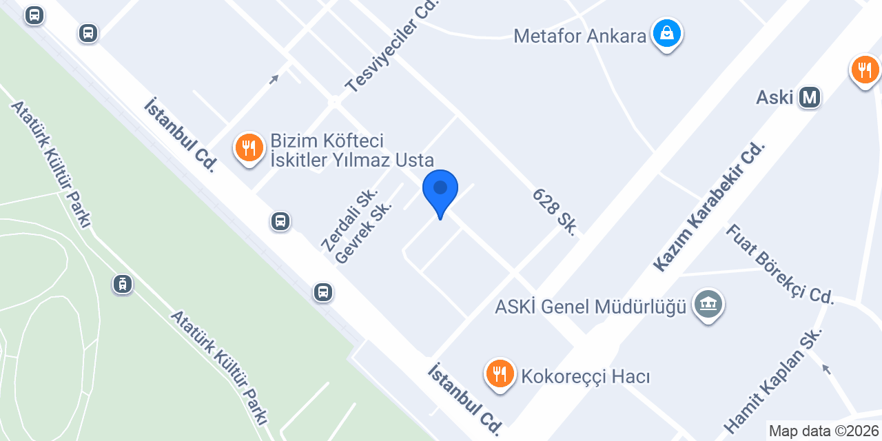Ankara İstinat Bahçe Duvarı konumu