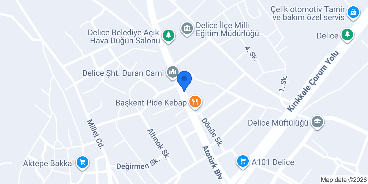 Delice Taksi konumu