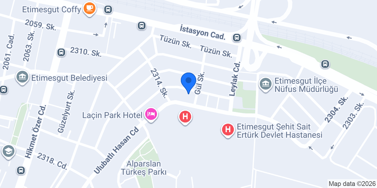 Başkent Optik konumu
