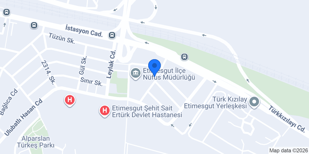 Etimesgut Vergi Dairesi konumu