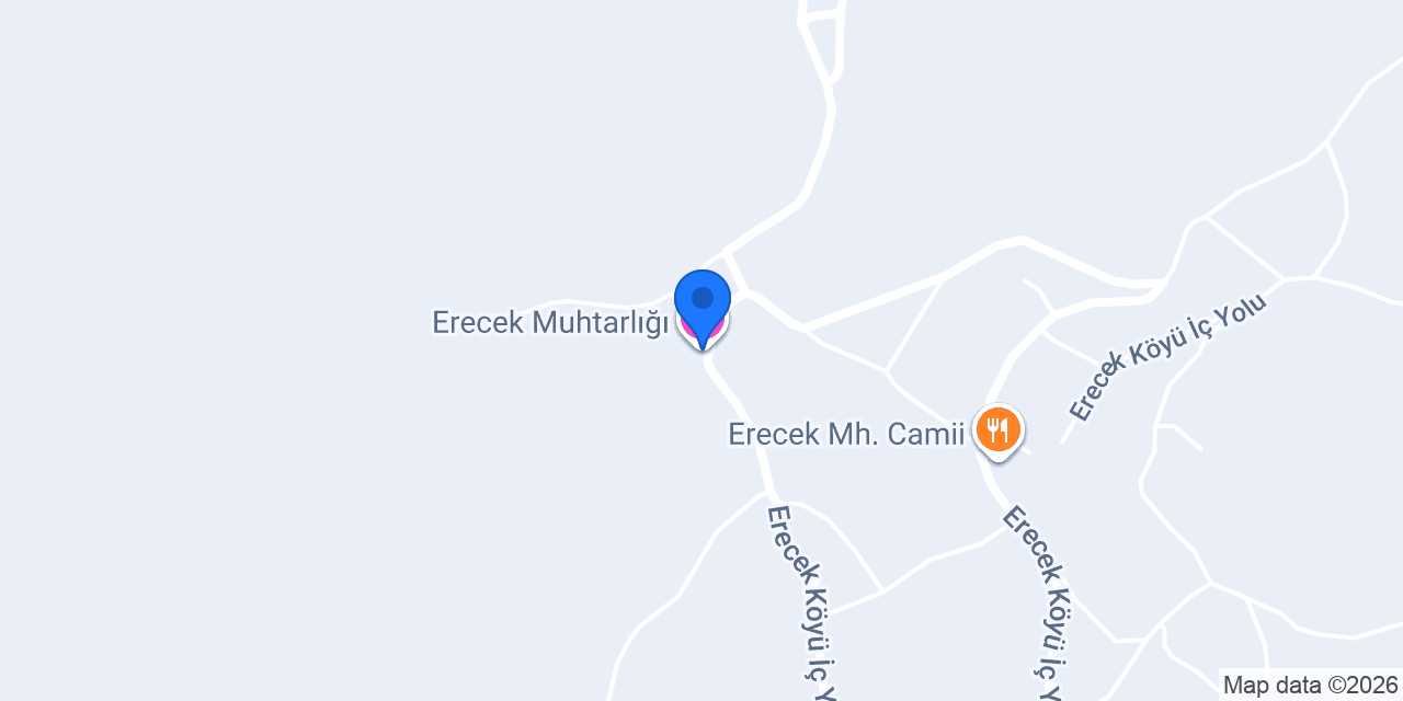Erecek Muhtarlığı konumu