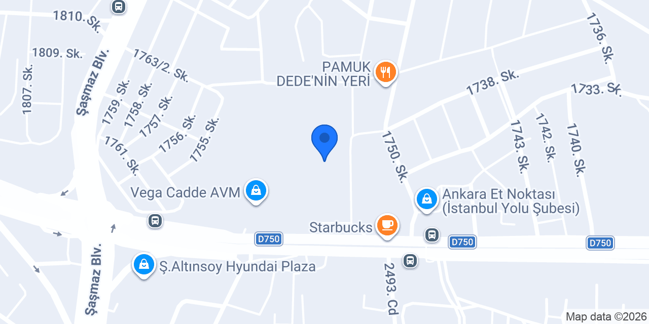 Parçam Online konumu