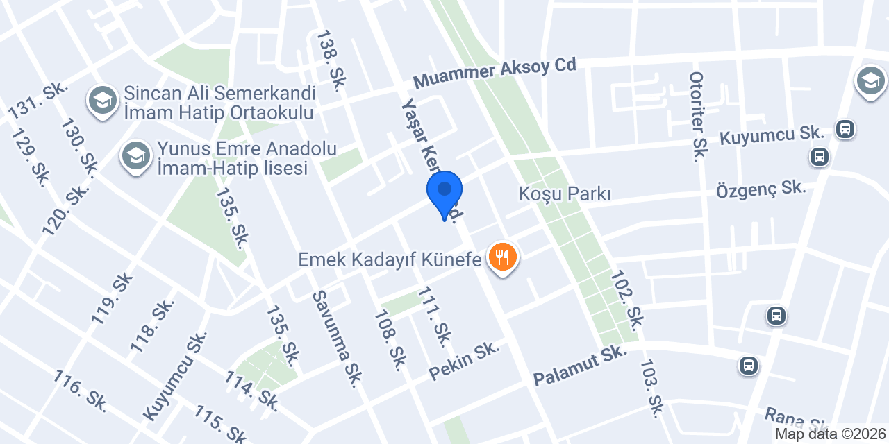 İlkin Mobilya konumu