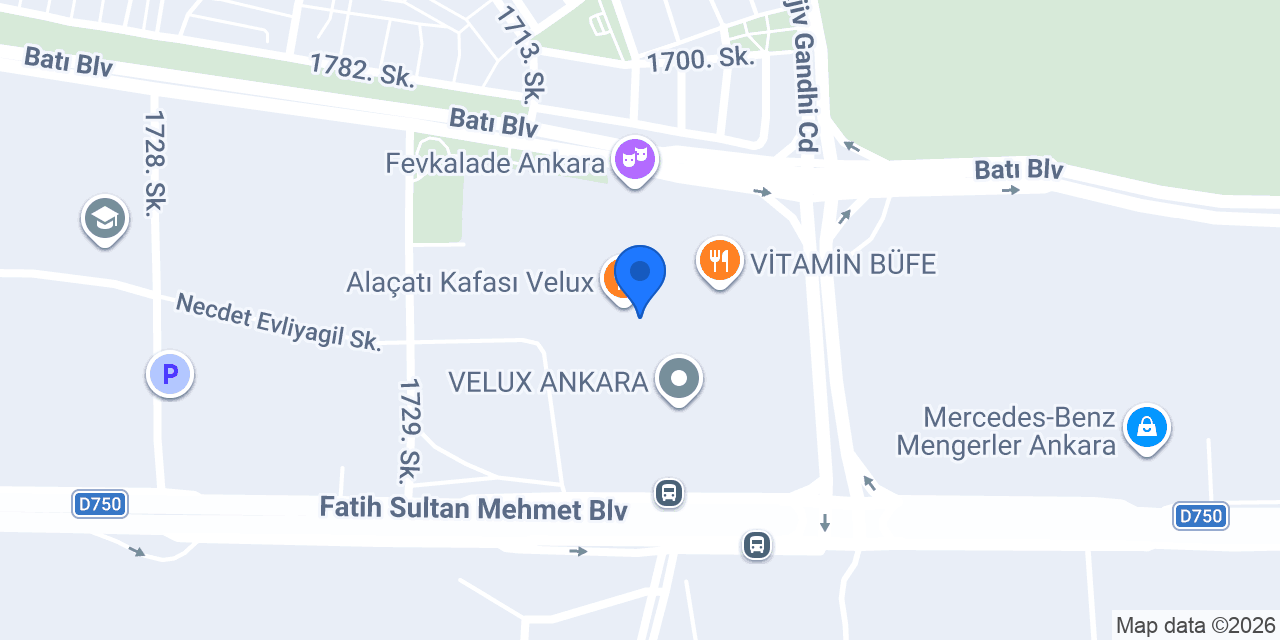 Big Chefs - Velux AVM Şubesi konumu