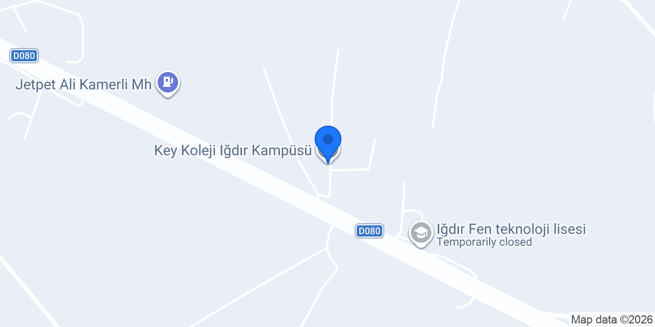 Key Koleji Iğdır Kampüsü konumu