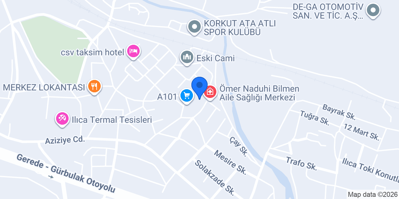 Ilıca Eczanesi konumu