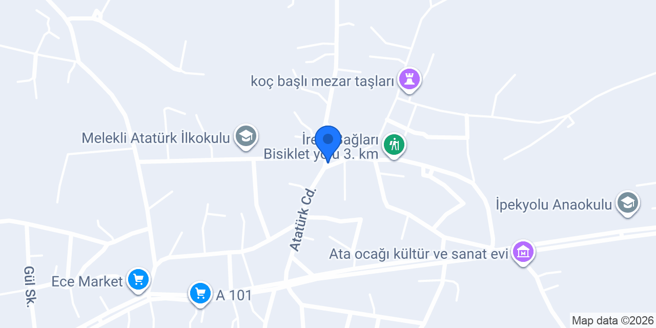 Pervin Bayan Kuaförü konumu