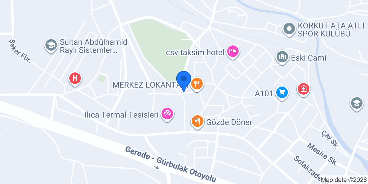 Perktaş yem konumu