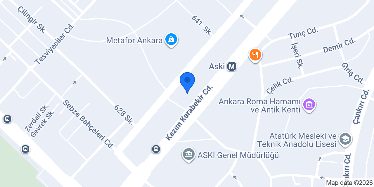 Terim Ofset Matbaa konumu